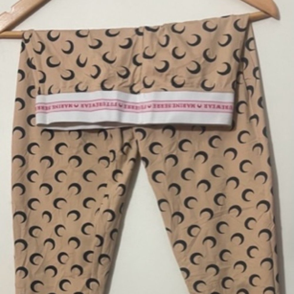 Marine Serre all over moon pattern leggings